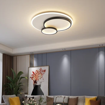 NEO Gleam Akrilik Modern led tavan ışıkları oturma odası yatak odası çalışma odası için Kapalı 90-260V led tavan lambası fikstür