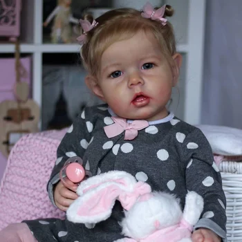NPK 22 inç gerçekçi taze renk reborn kaynağı bebek kiti popüler Liam bebek boyutu DIY reborn sanatçılar