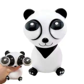 Ofis Aksesuarları Sevimli Hayvan Dekompresyon Oyuncaklar Dekompresyon Topu Sevimli Küçük Beyaz Panda Sıkmak Gözler Stres Anti-basınç