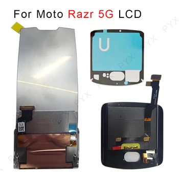 Orijinal Motorola Moto Razr 5G İçin LCD ekran dokunmatik ekran Digitizer Meclisi Değiştirme Moto Razr 5G 2020 XT2071-4 LCD