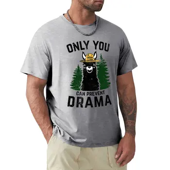 Orijinal Sadece Önleyebilirsiniz Drama Lama GRUNGED-Smokey Ayı Parodi T-Shirt anime elbise t shirt erkekler için