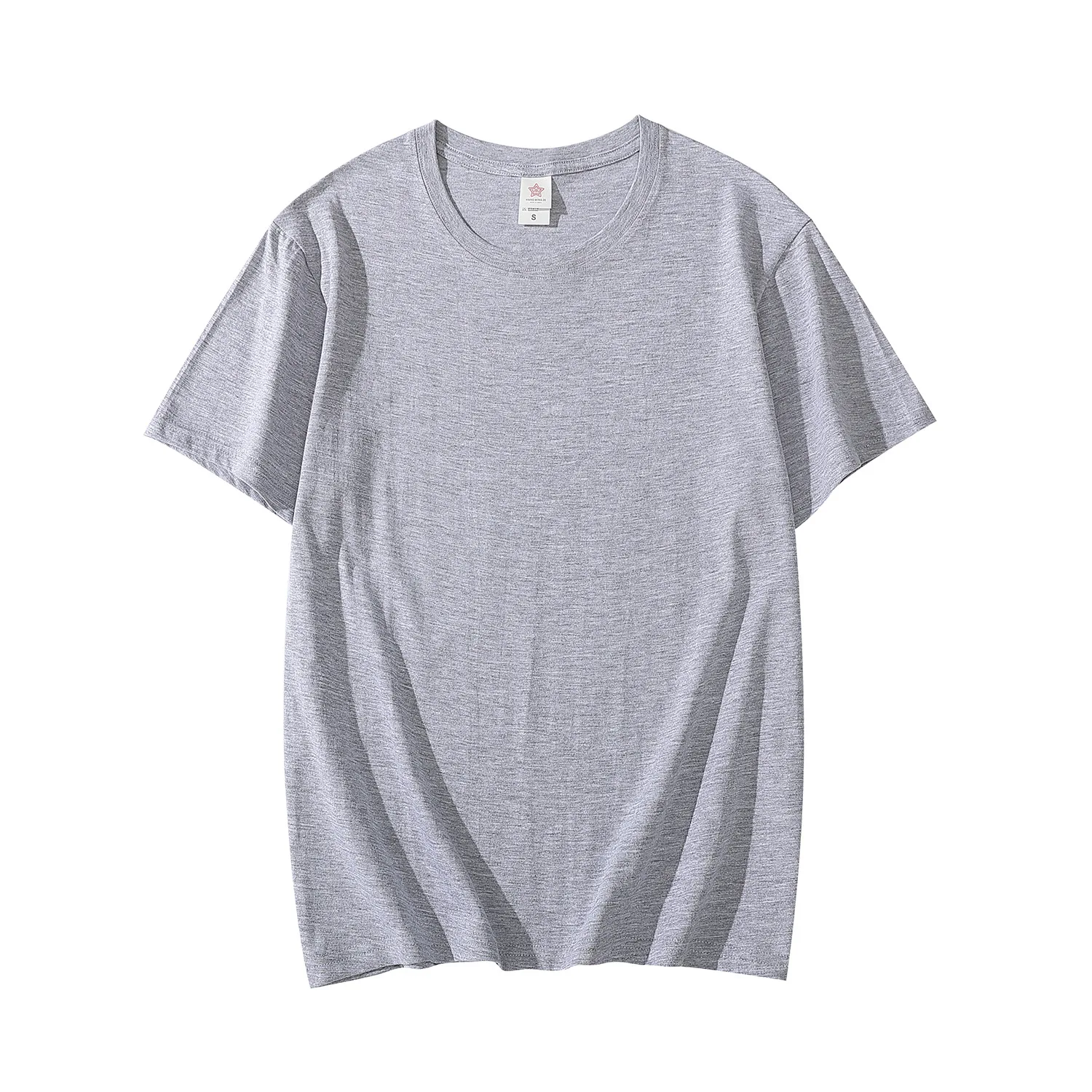 Penye pamuk kısa kollu tişört yaz moda Amerikan tarzı - 2