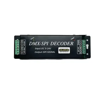 Piksel ışık Dekoder DMX SPI 10 Çeşit Farklı Piksel IC Tarafından Dıp Anahtarı Ws2811 Ws2812 led ışık