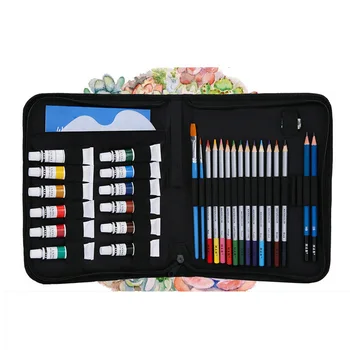 Profesyonel Yağ renkli kurşun kalem Yumuşak Ahşap Suluboya mum boya Çizim kalemleri Okul Sanat Kaynağı