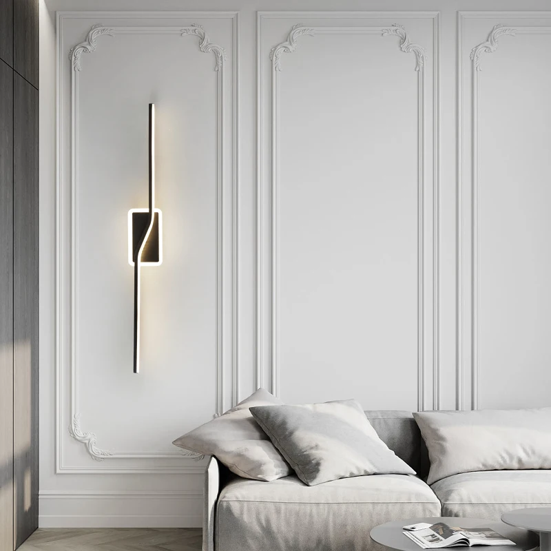 SOFİTY çağdaş altın pirinç duvar lambası LED 3 renk yaratıcı tasarım yanında ışık yatak oturma odası dekor için - 3