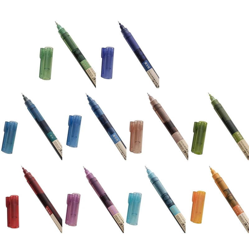 Sanatçılar için Renkli Jel Kalem Graffit Tükenmez kalem Sanat İllüstrasyonları Eskiz - 0