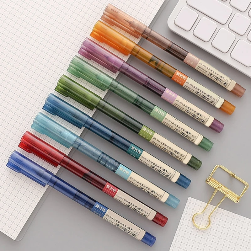 Sanatçılar için Renkli Jel Kalem Graffit Tükenmez kalem Sanat İllüstrasyonları Eskiz - 1
