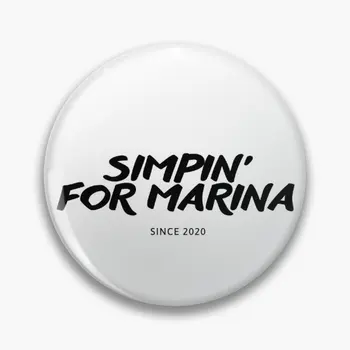 Simpin Marina İçin 2020 Yılından Bu Yana Yumuşak Düğme Pin Karikatür Kadın Metal Hediye Dekor Yaka Broş Takı Rozeti Moda Giyim Komik