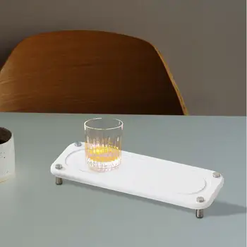 Su Emici Diyatomit İçecek Bardak Paslanmaz Çelik Ayak masa süsü Bardak Tutucu Oturma odası için El Sabunu Fırçaları