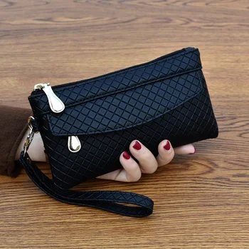 Sıcak Satış kadın Cüzdan Moda PU Deri bozuk para cüzdanı Kart Sahipleri Debriyaj kadın Çanta Çanta telefon cebi Kadın Cüzdan