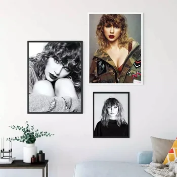 Taylor Alison Swift Albümü İtibar 2017 Güzellik Odası Yatak Odası Oturma Duvar Sanatı Ev Dekor Resim Kaliteli Tuval Boyama Posteri