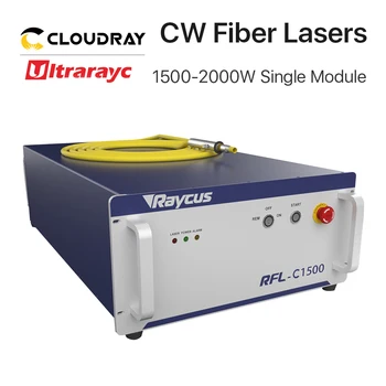Ultrarayc Orijinal Raycus 1064nm Fiber Lazer Kaynağı RFL-C1500 RFL-C2000 Tek Modül Fiber Lazerler Kesme Makinesi için