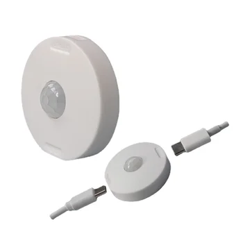 USB C DC 5V hareket dedektörü Sensörü Anahtarı Dokunmatik / El süpürme Dolap Akıllı ışık anahtarı Ev gardırop için kabin lambası şerit