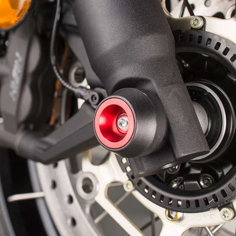 Uygun Aprilia SHIVER 750 Shıver 750 2008-2015 motosiklet ön ve arka aks koruyucu anti-çarpışma kaymak topu - 5