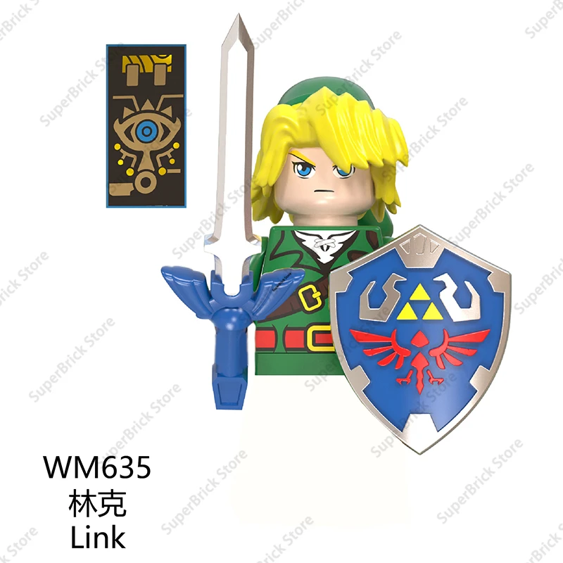 WM6053 Zelda Alacakaranlık Prenses Mini Aksiyon Figürleri Tuğla Klasikleri Oyunu Şekil Bebek Modeli Yapı Taşları Oyuncak Hediye - 1