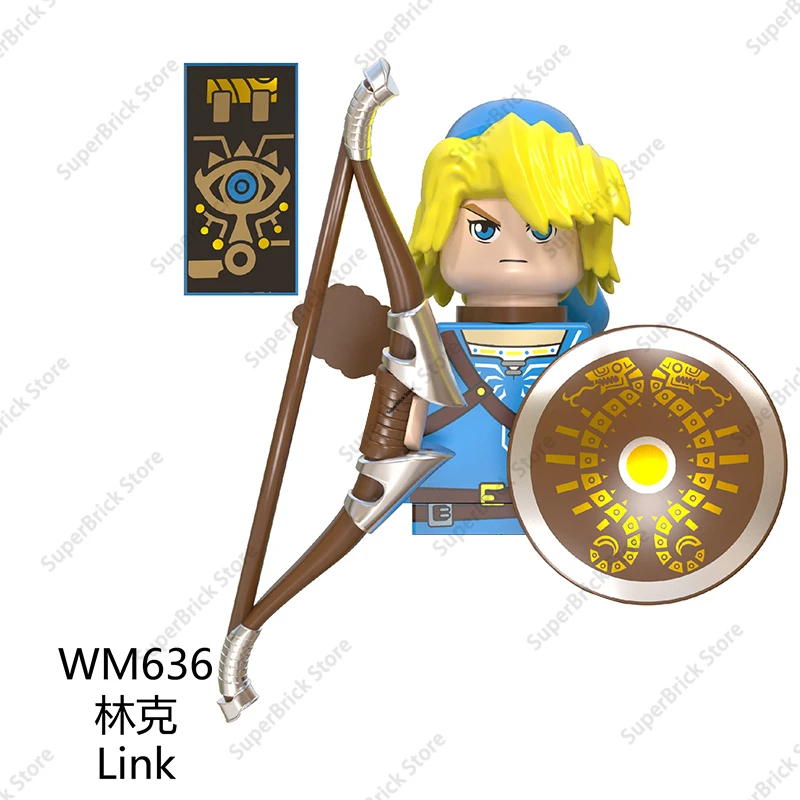 WM6053 Zelda Alacakaranlık Prenses Mini Aksiyon Figürleri Tuğla Klasikleri Oyunu Şekil Bebek Modeli Yapı Taşları Oyuncak Hediye - 2