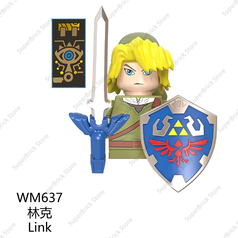 WM6053 Zelda Alacakaranlık Prenses Mini Aksiyon Figürleri Tuğla Klasikleri Oyunu Şekil Bebek Modeli Yapı Taşları Oyuncak Hediye - 3