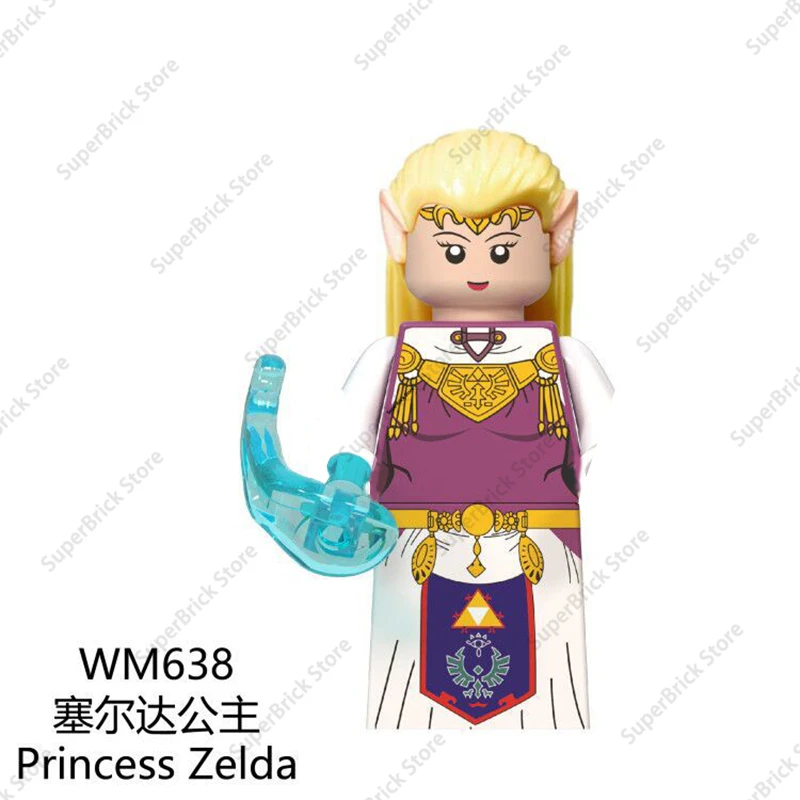 WM6053 Zelda Alacakaranlık Prenses Mini Aksiyon Figürleri Tuğla Klasikleri Oyunu Şekil Bebek Modeli Yapı Taşları Oyuncak Hediye - 4