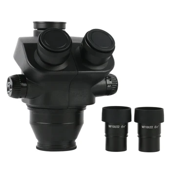 WF10X / 22mm Mercek Kauçuk Göz Muhafızları Mikroskop Aksesuarları 7X-50X Stereo Mikroskop Trinoküler Mikroskop kafası