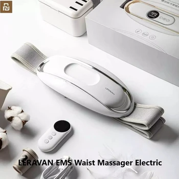 XİAOMİ LERAVAN EMS bel masajı elektrikli kızılötesi ısıtmalı bel masajı kablosuz LED Shiatsu yoğurma masaj makinesi