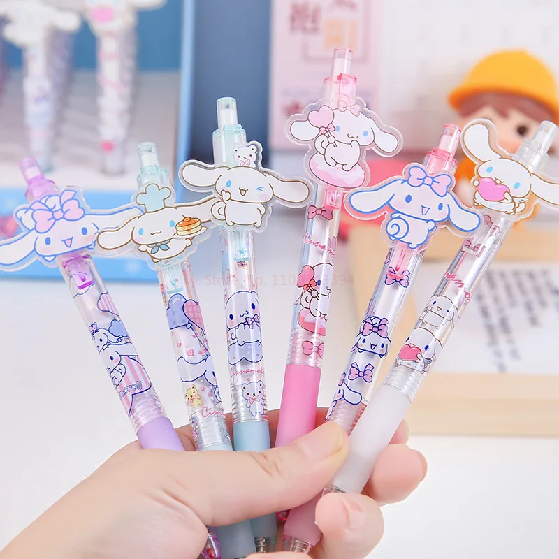 Yeni 48 adet Kawaii Sanrio 0.5 mm Nötr Kalem Anime Melodi Kuromi İmza jel mürekkep kalemi Okul Malzemeleri Kırtasiye Çocuk Hediyeler - 5