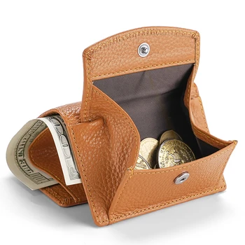 Yeni Kadın Hakiki Deri Cüzdan Küçük Moda Mini bozuk para çantaları Taşınabilir Para Çantası Sikke Rfıd kart tutucu Debriyaj