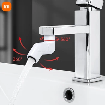 Yeni Xiaomi Youpin Mutfak Banyo Lavabo Su Filtresi Musluk Eki Döner Musluk Memesi Genişletici Adaptörü Anti-Splash Havalandırıcı