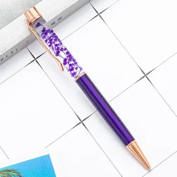 Çiçek Kalem Okul Kırtasiye Öğrenci Öğretmen Kız Hediyeler için Geri Çekilebilir Pürüzsüz Yazma Tükenmez Kalemler Yazma Toptan