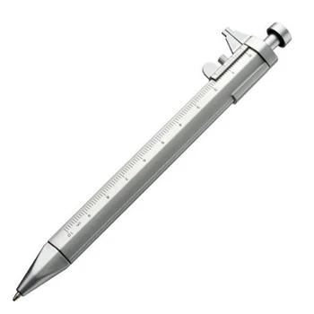 Çok fonksiyonlu Kaliper kalem Tükenmez 0.5 mm tükenmez kalem jel mürekkep kalemi Sürmeli Kaliper Makaralı Tükenmez Kalem Yaratıcılık Kırtasiye