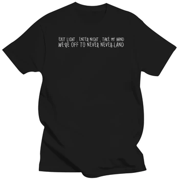 Çıkış ışığı Girin Gece Sandman Şarkı Sözleri Tshirt T Shirt Erkek Çocuklar 0763 Casual Tee Gömlek
