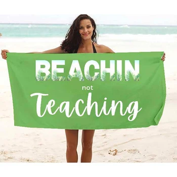 öğretmen plaj Havlusu Öğretmenler Günü mezuniyet Doğum Günü partisi Hafta Sonu Yaz Tatili seyahat emeklilik Mevcut Hediye Fotoğraf sahne