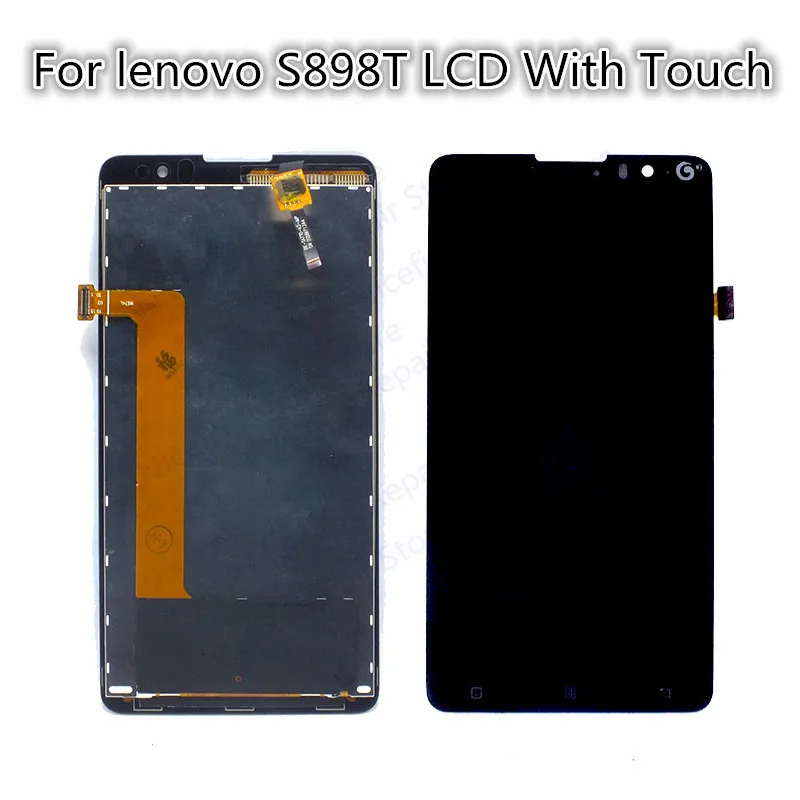 Ücretsiz kargo kaliteli Lenovo S898T Için LCD Ekran Dokunmatik Ekran Digitizer Meclisi Ile yeni varış - 0